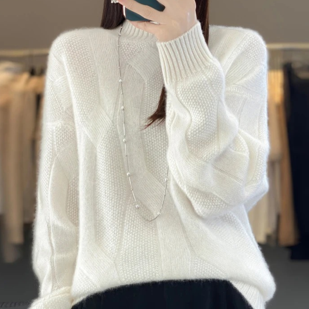 CHLOE | Loose Knit Wool Sweater