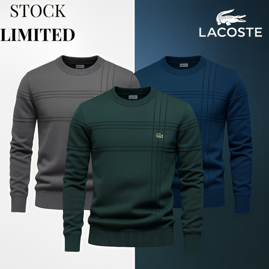 Lacoste Men’s Textured Sweater – 2 for the Price of 1 (Limited Stock)