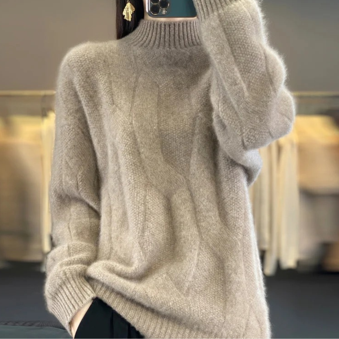 CHLOE | Loose Knit Wool Sweater