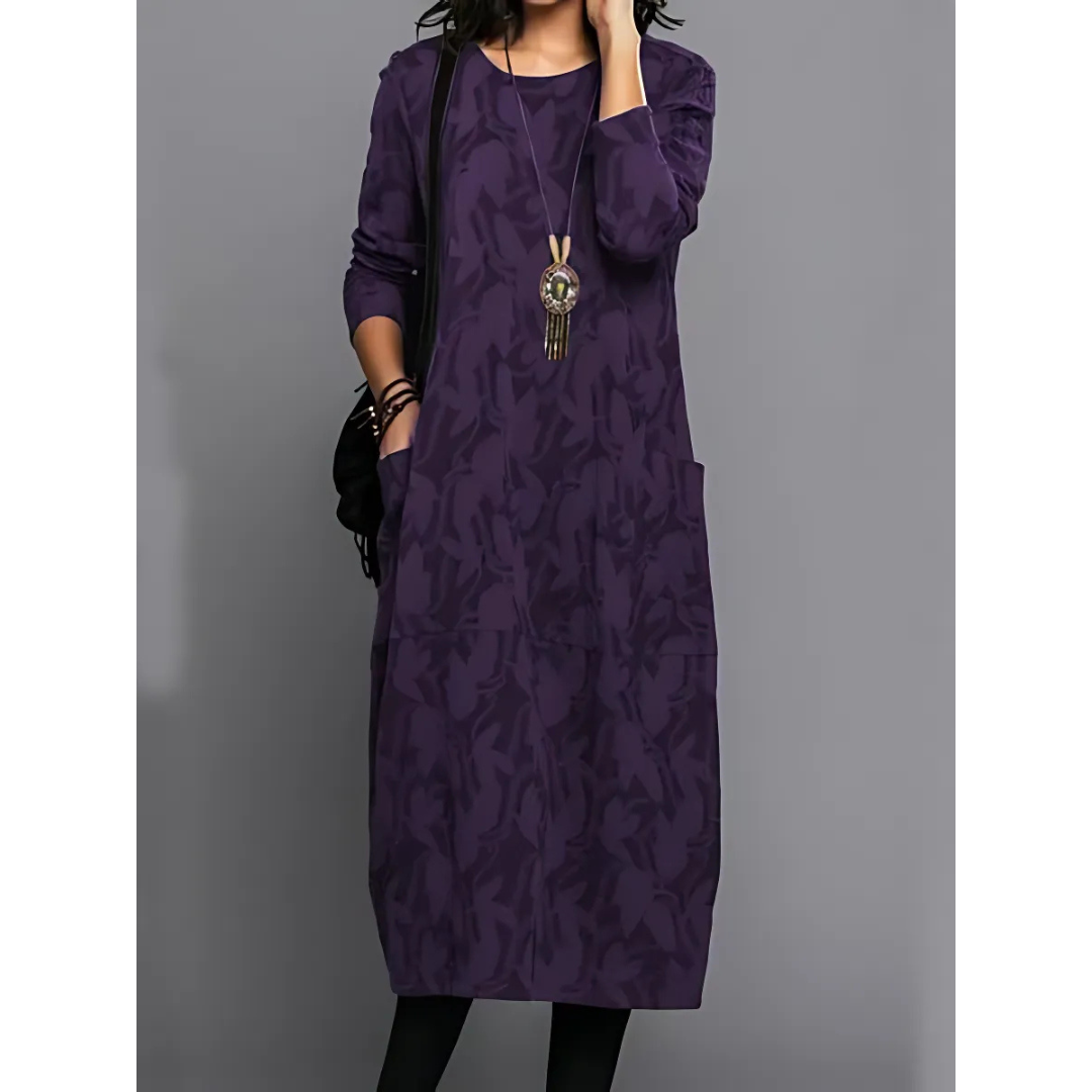 EVA™ | Warm Floral Dress