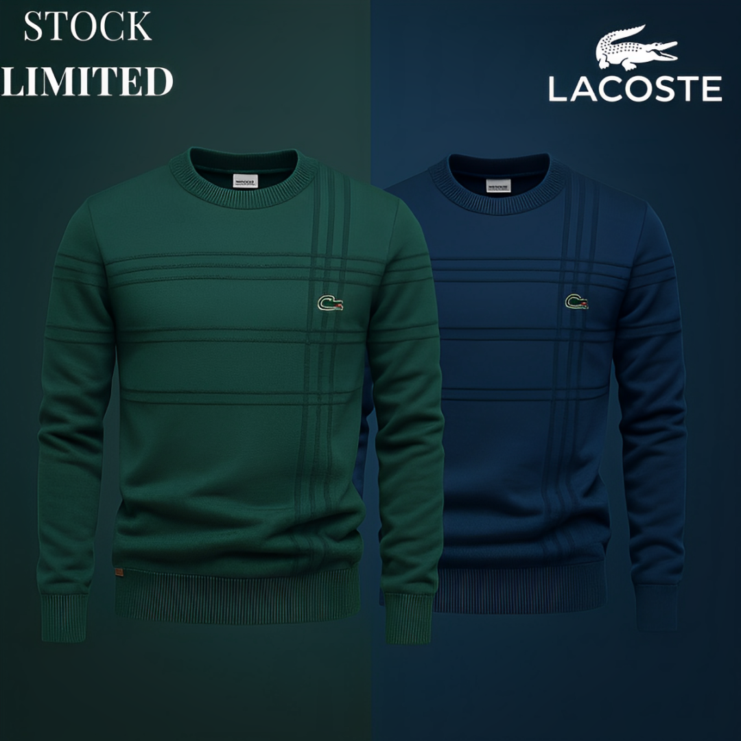 Lacoste Men’s Textured Sweater – 2 for the Price of 1 (Limited Stock)