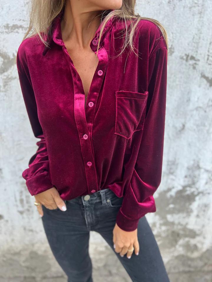 CAMILLA| Velvet Shirt