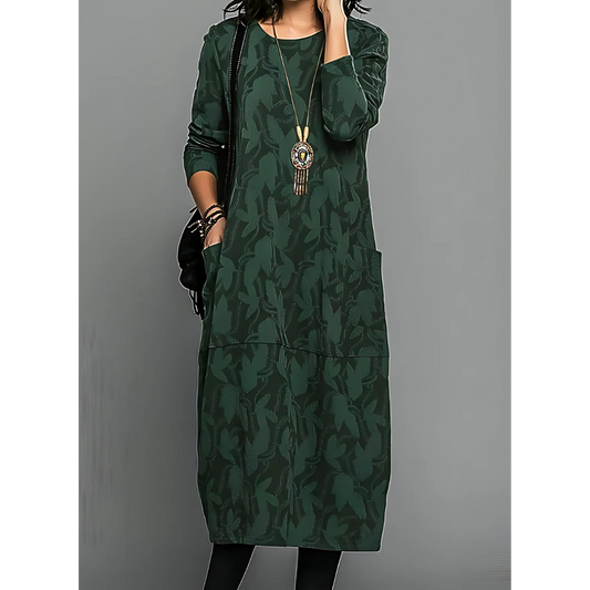 EVA™ | Warm Floral Dress