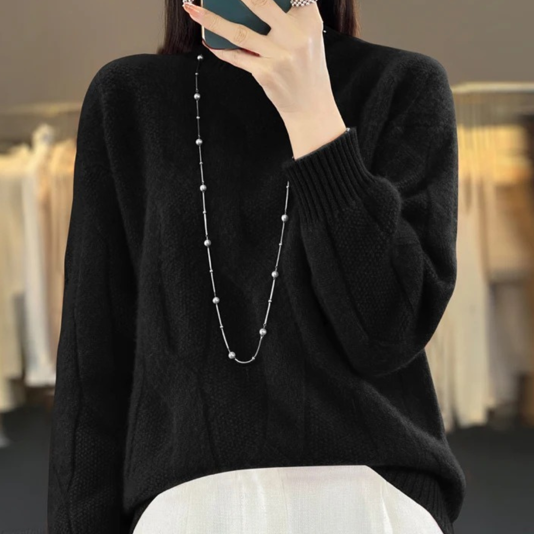 CHLOE | Loose Knit Wool Sweater