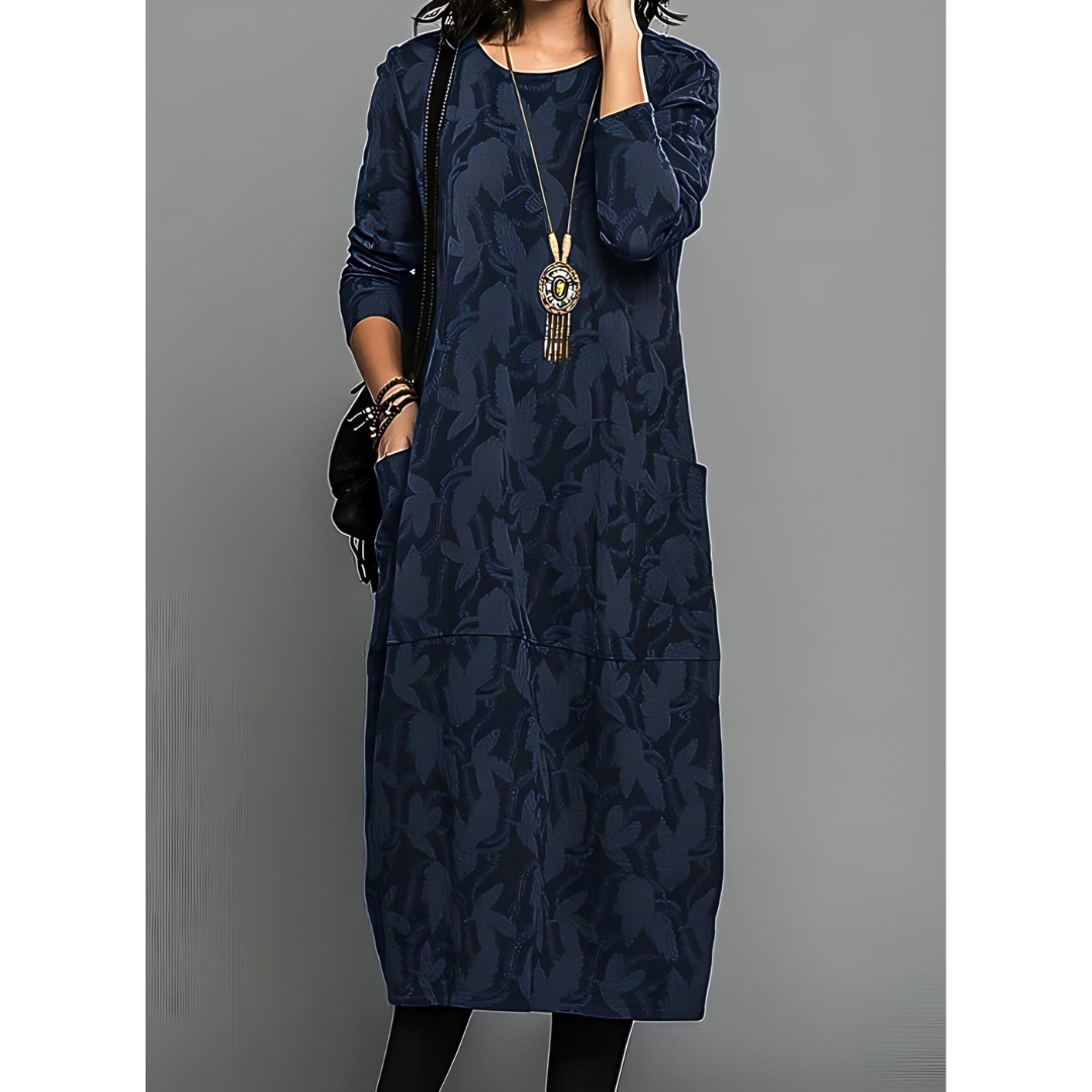 EVA™ | Warm Floral Dress