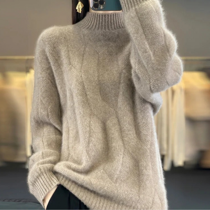 CHLOE | Loose Knit Wool Sweater