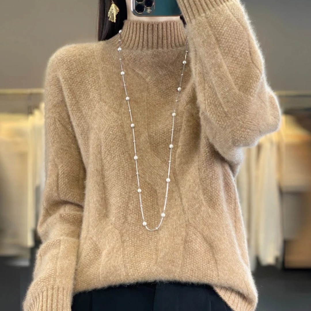 CHLOE | Loose Knit Wool Sweater