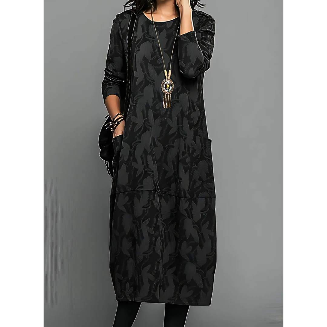 EVA™ | Warm Floral Dress