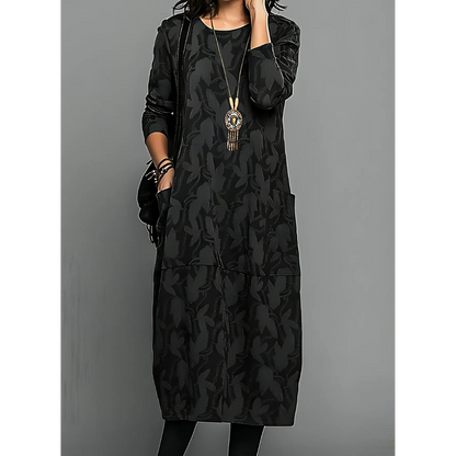 EVA™ | Warm Floral Dress