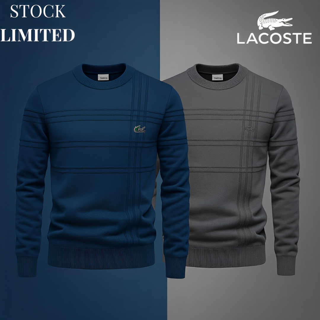 Lacoste Men’s Textured Sweater – 2 for the Price of 1 (Limited Stock)
