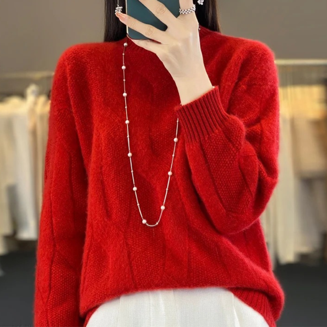 CHLOE | Loose Knit Wool Sweater