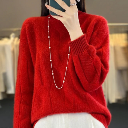 CHLOE | Loose Knit Wool Sweater