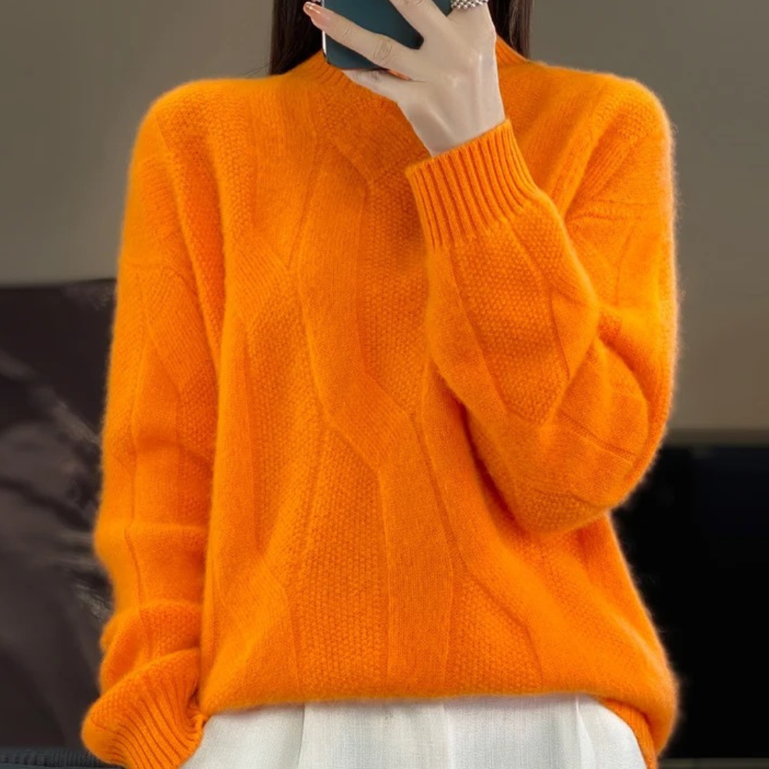 CHLOE | Loose Knit Wool Sweater