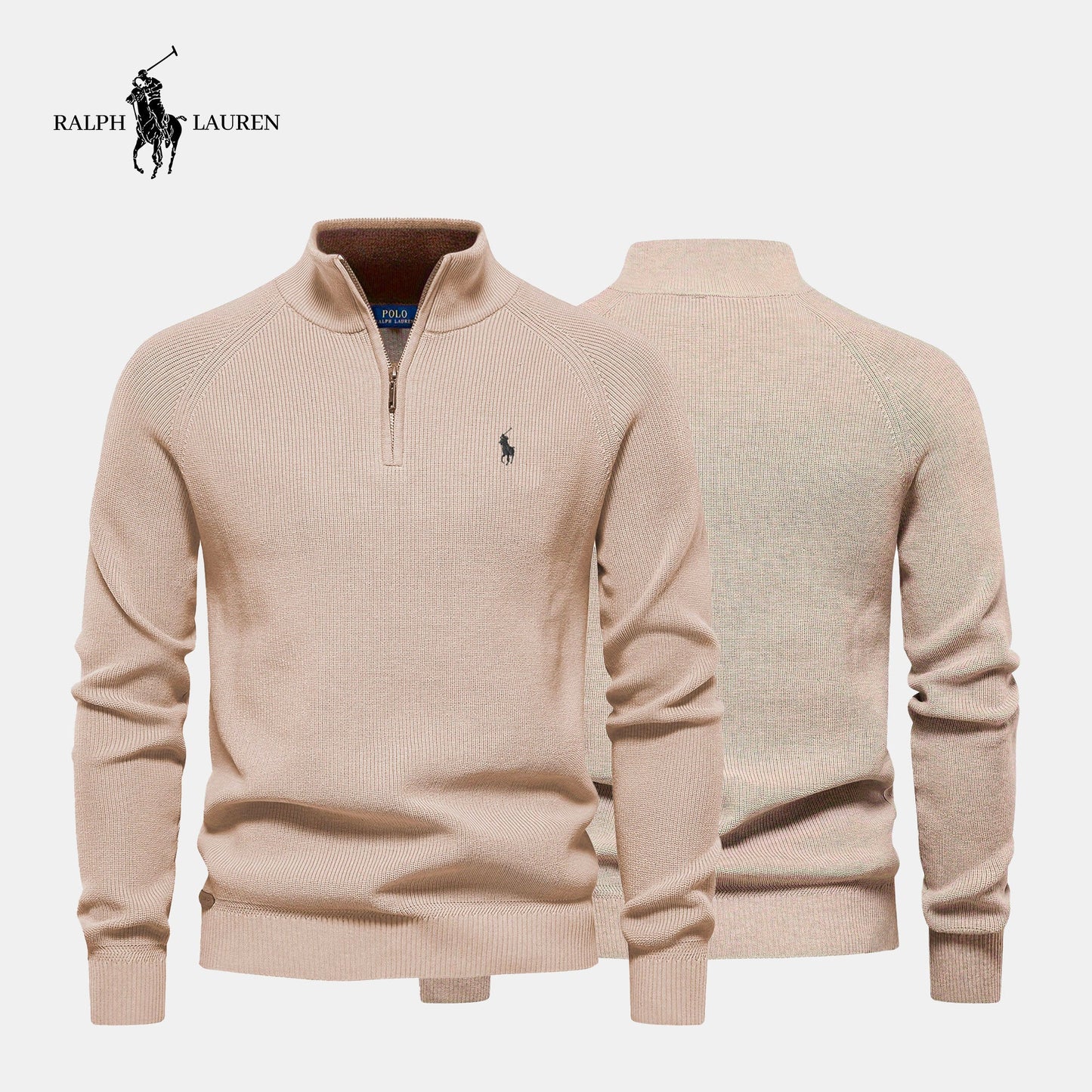Rαlph Lαuren Zipped Collar Pullover (STOCK LIMITED)